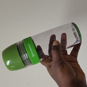 2 IN 1 Kitchendao Salad dressing shaker container with citrus Juicer 10oz